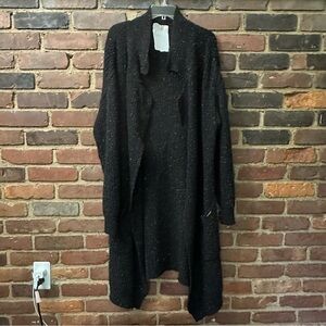 DIESEL long wool blend pocket sweater coat size large